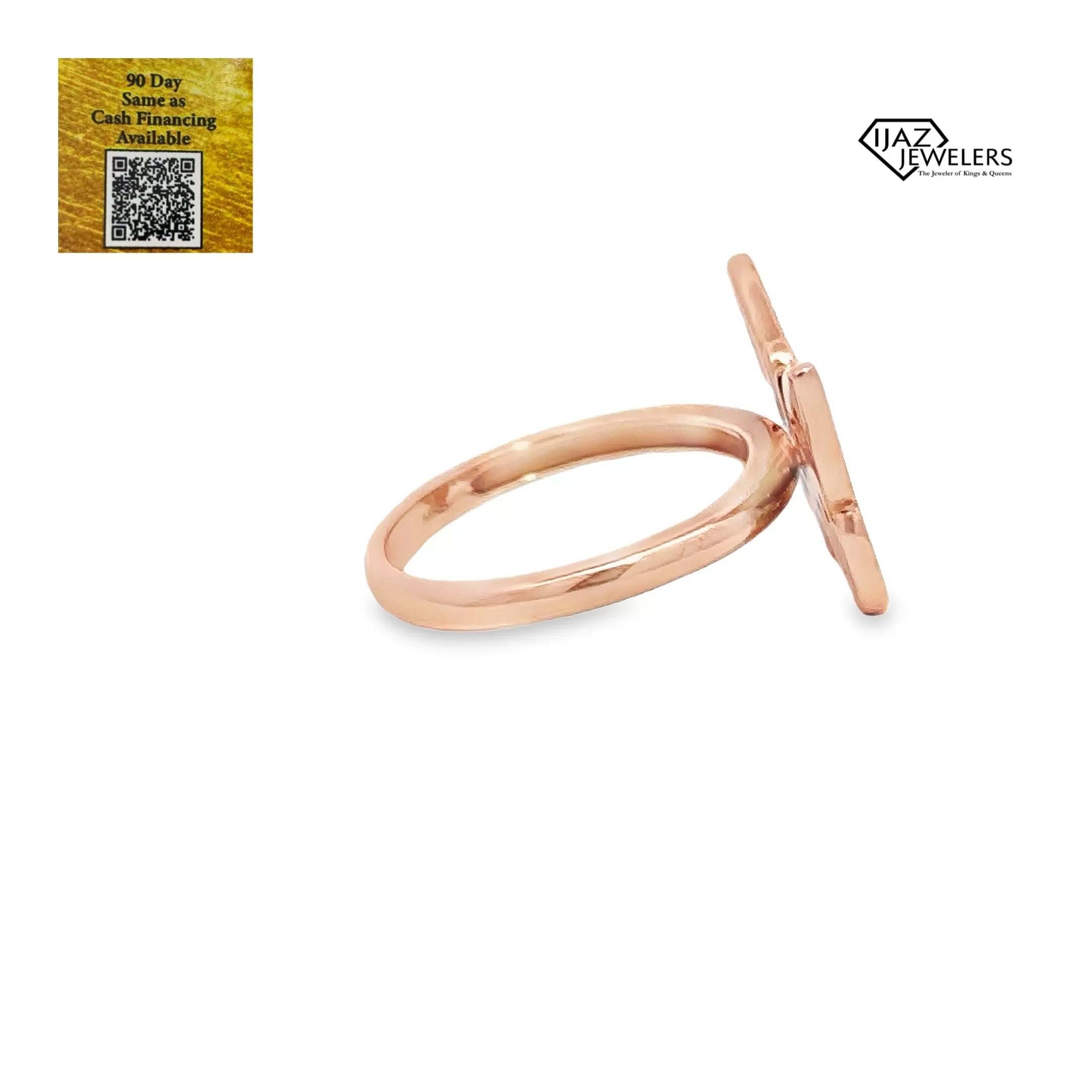 14K Rose Gold 0.38 CTW Diamond Butterfly Ring