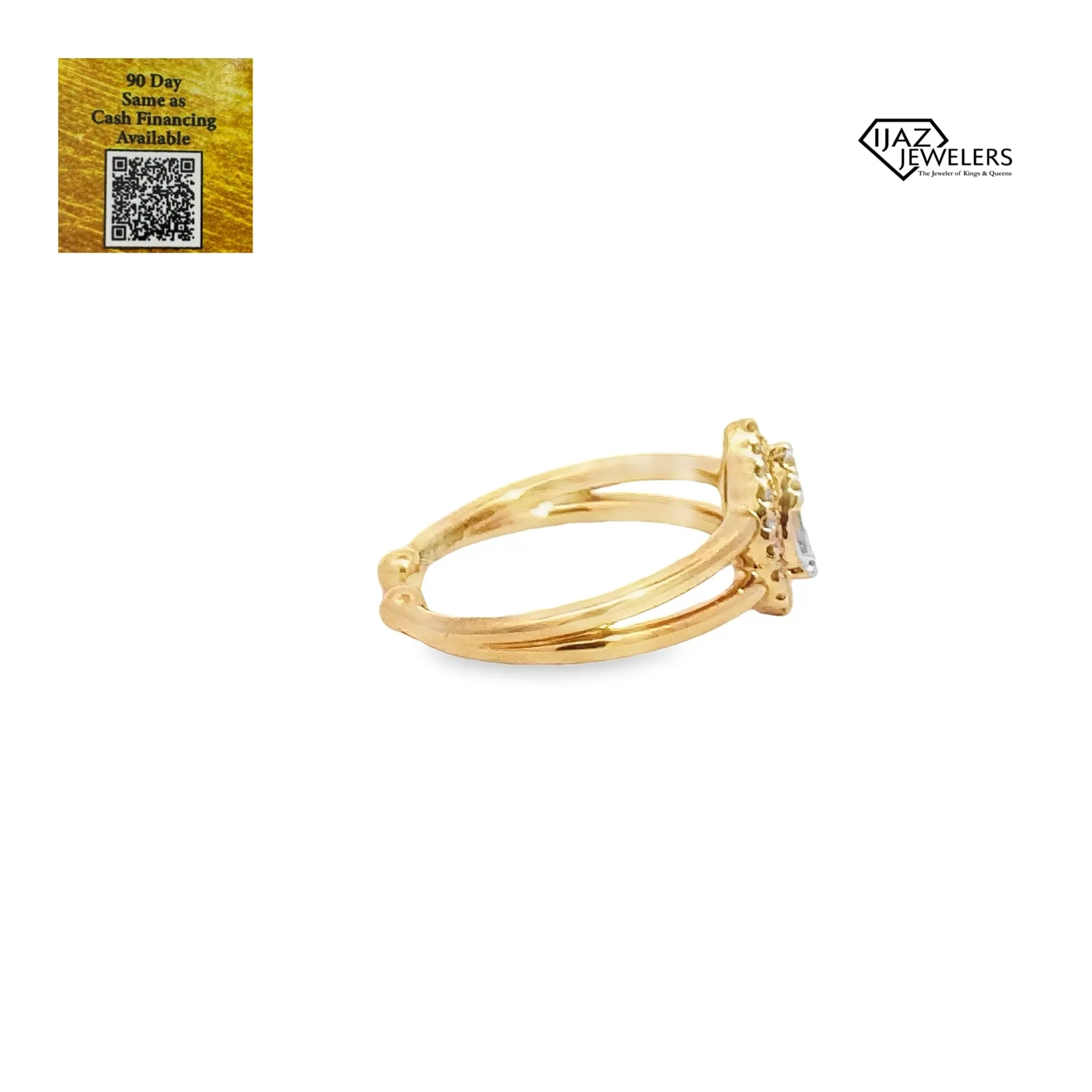 18K Gold 0.26 CTW Diamond Ladies Ring