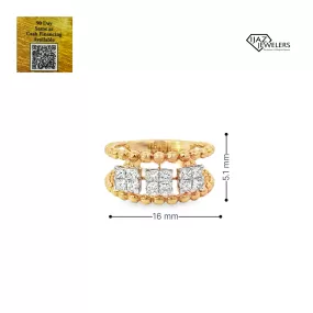 18K Gold 0.76 CTW Diamond Ladies Ring