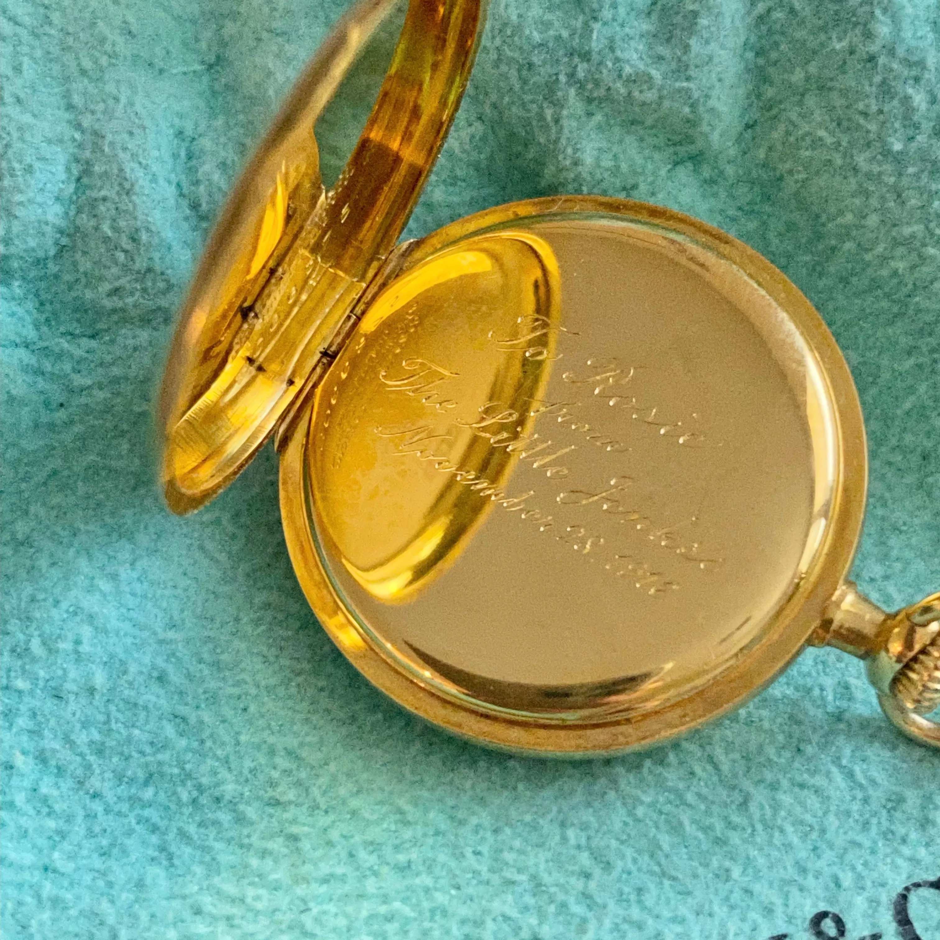 Antique Tiffany & Co. Longines 18K Gold Pocket Watch