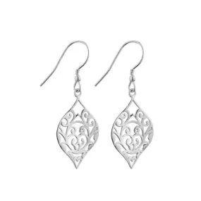 Ara filigree earring drops Silver