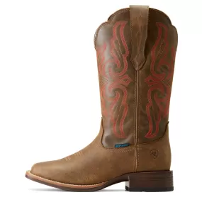 'Ariat' Women's 12 Primera StretchFit WP Western Square Toe - Pebble