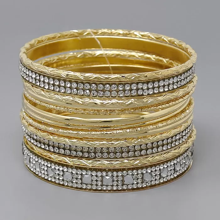 Assorted Bangle Bracelet Set