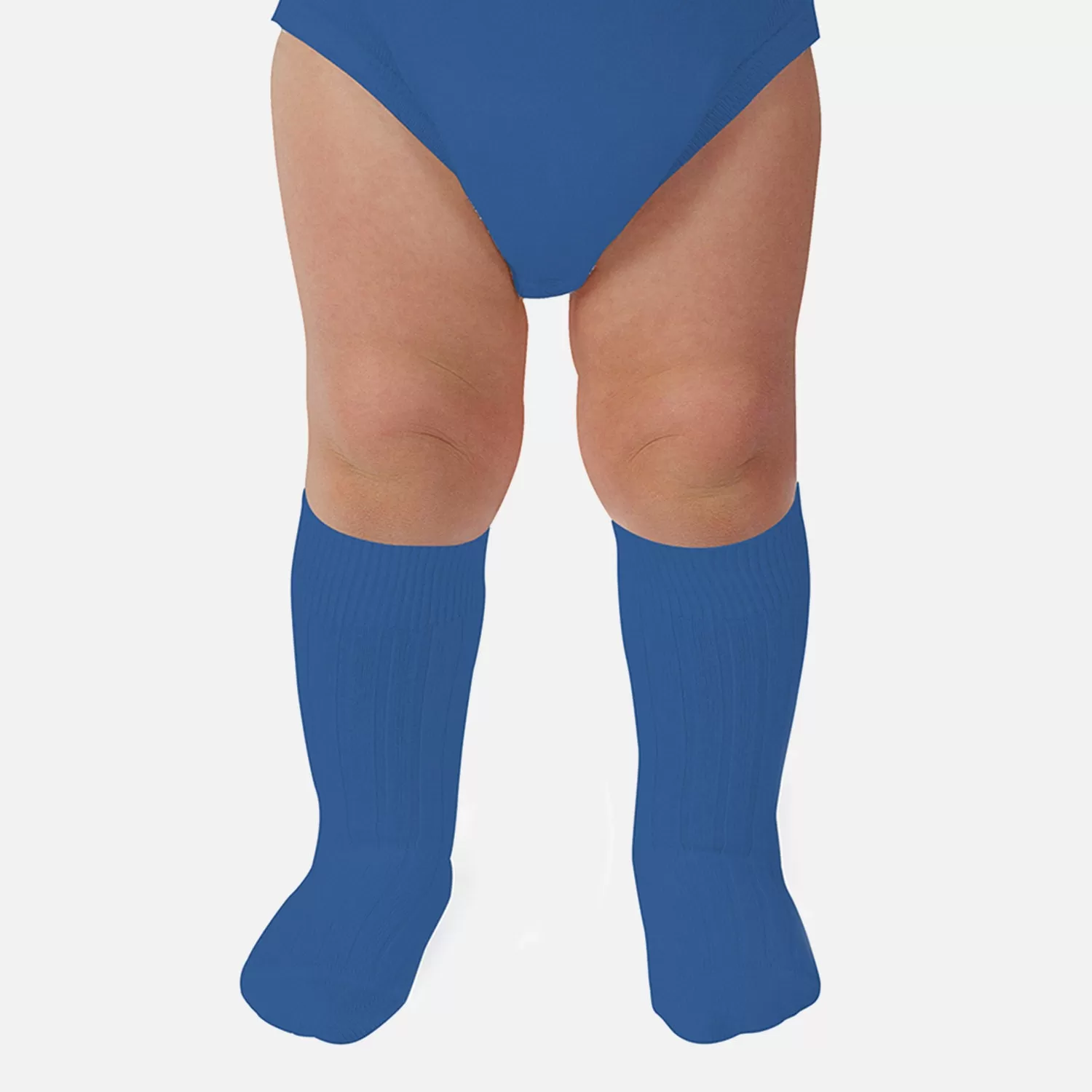 Babies & Kids Cotton Knee Socks - Blue Sapphire