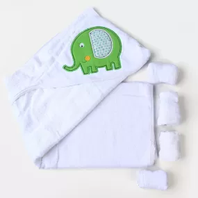 Baby Bath Towel   4PCs Face Towel