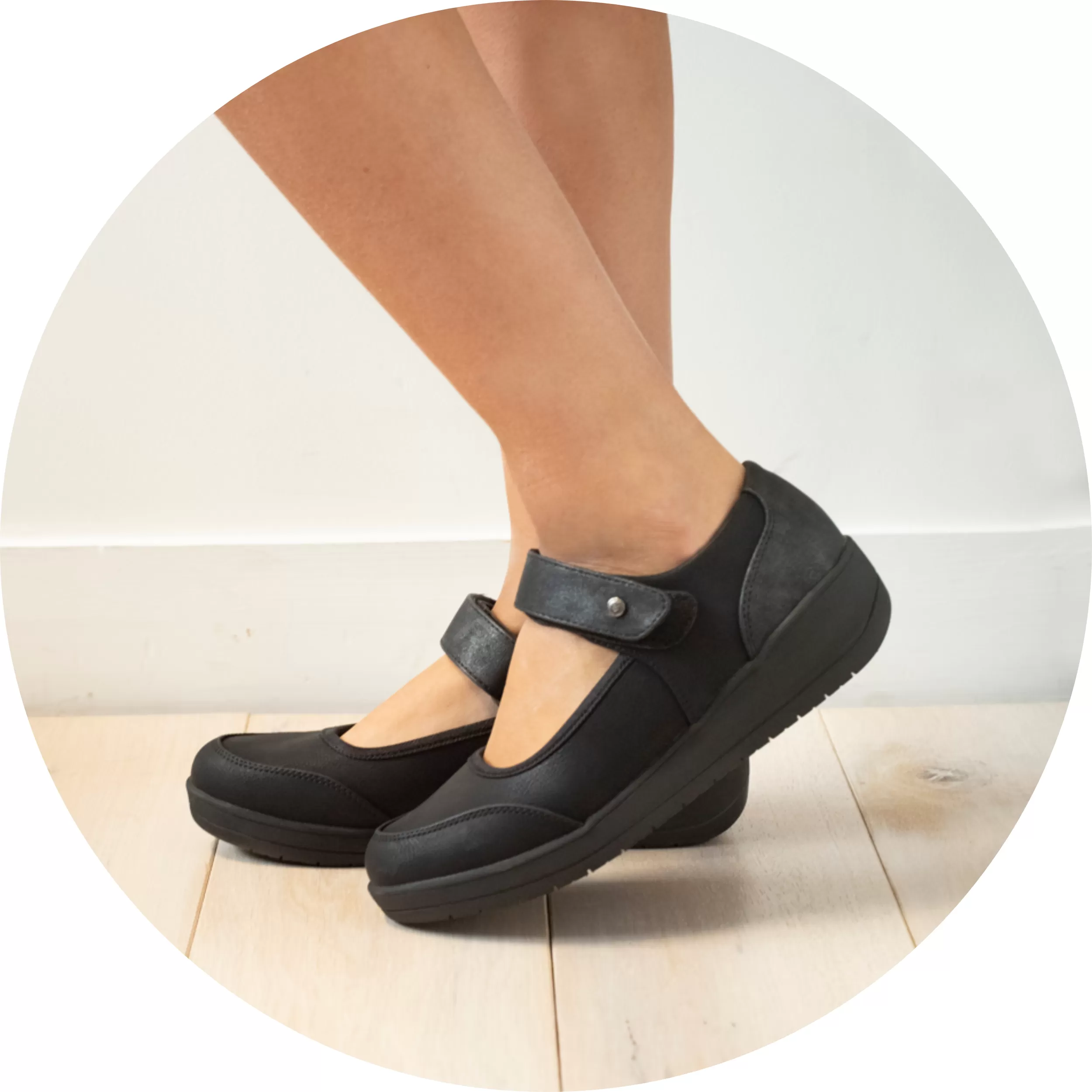 Ballerines Femme CONFORT PLUS babies Noir