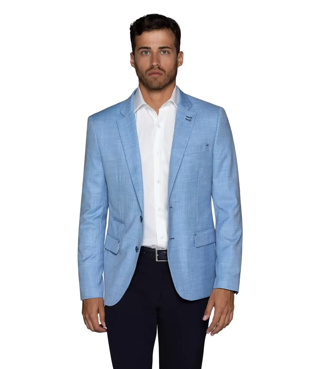 Bertigo Blazer | TURIN-02 BLUE TWILL BLAZER