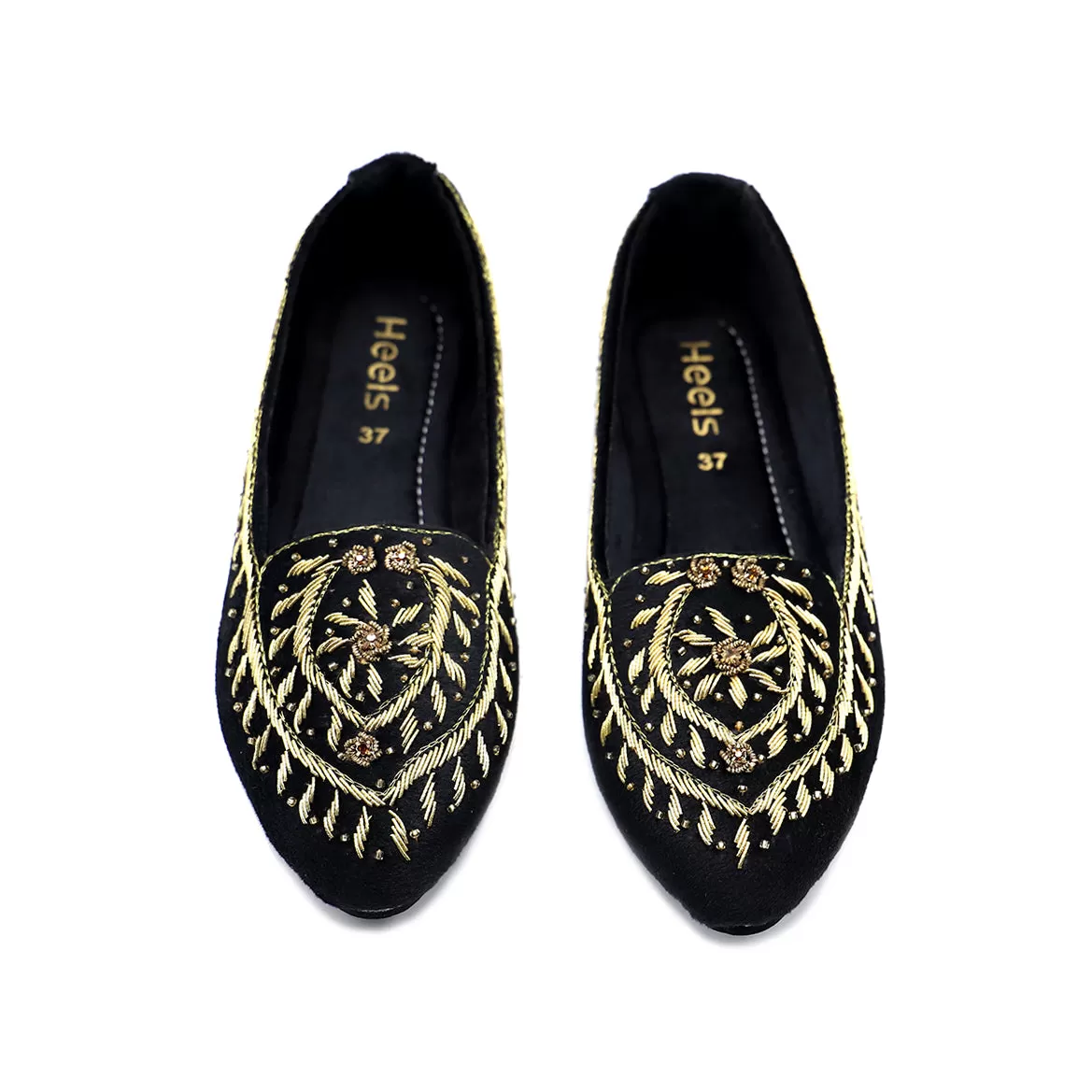 Black Ethnic Pumps 090780