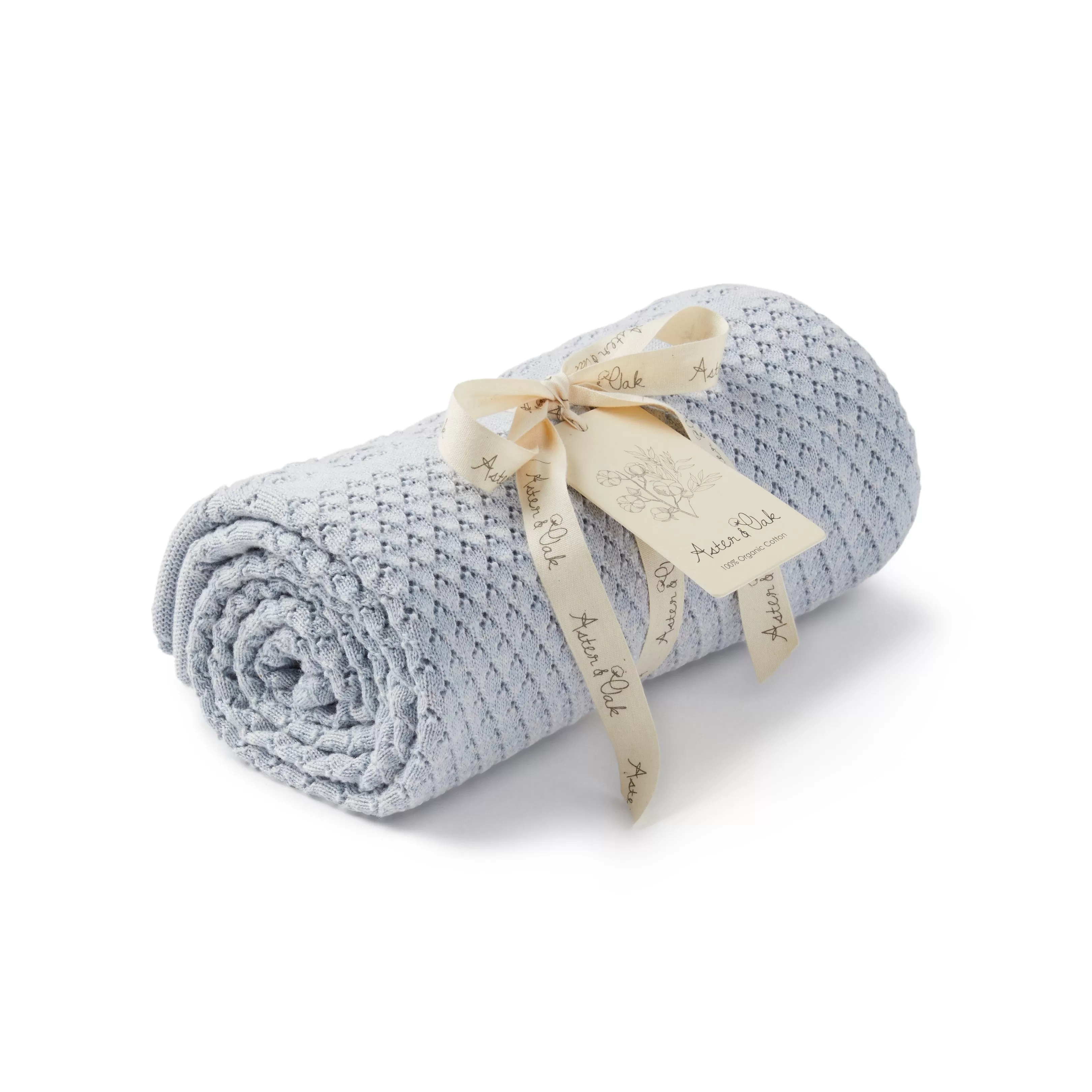 Blue Marle Heirloom Knit Blanket