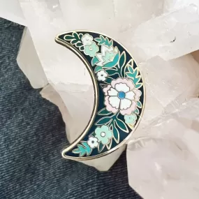 Botanical Moon Pin