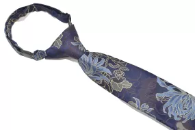 Boys Neck Tie - Egyptian Navy Paisley