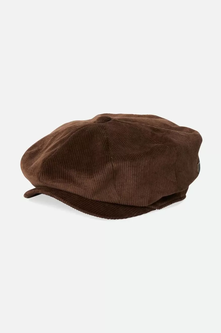 Brixton Brood Baggy Newsboy - Brown Cord