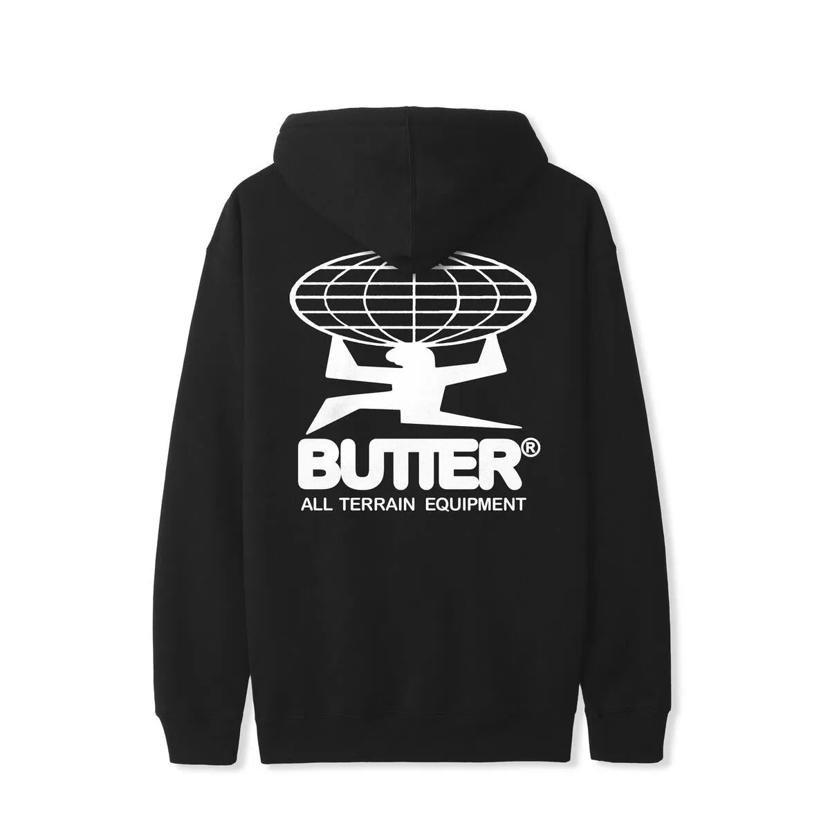 Butter Goods Hound Embroidered Pullover Hood Black