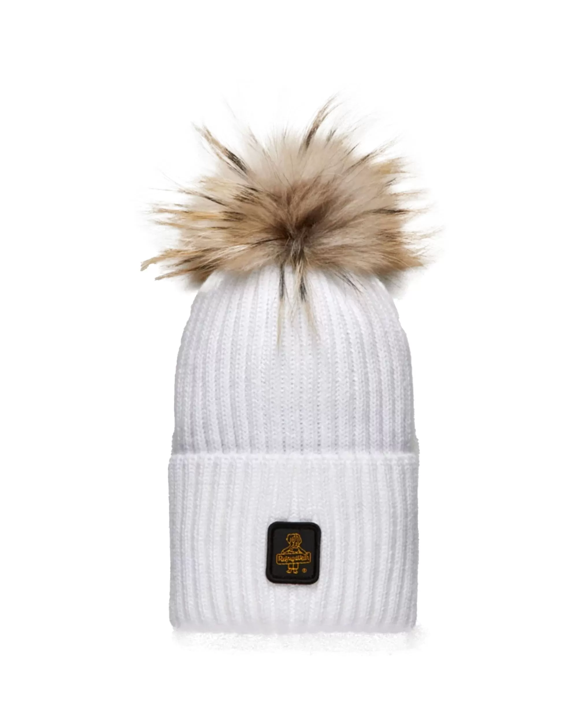 Cappello Donna Snow Flake Pon Pon Bianco