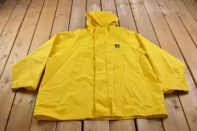 Carhartt Yellow Rain Jacket / Streetwear / Light Jacket / Carhartt Windbreaker / Rain Coat / Carhartt / Yellow Rain Jacket