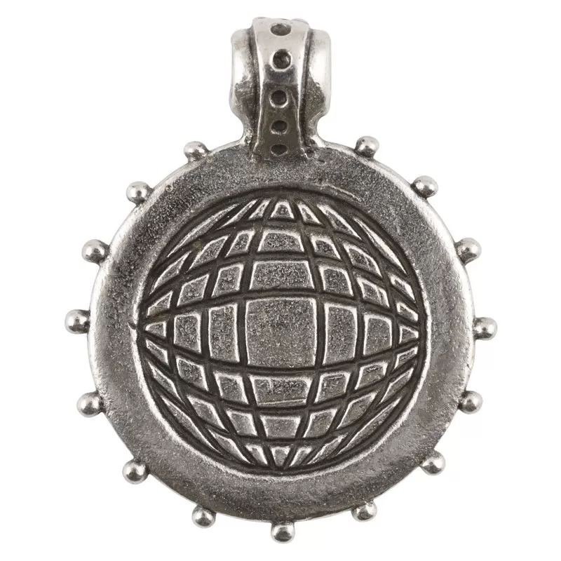 Casting Pendant-35x43mm Circle Limit III-Quantity 1