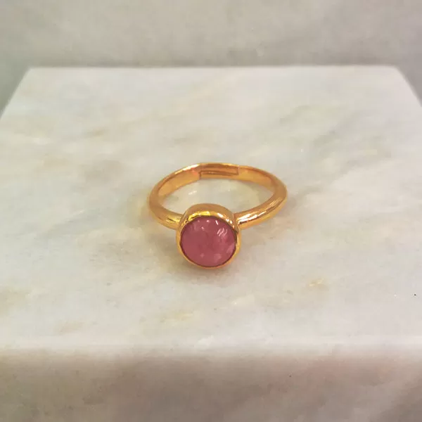 Cherry Quartz Maxi Ring