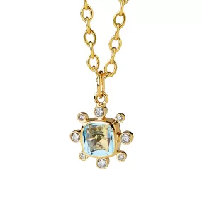 Cosmic Gem & Diamond Pendant