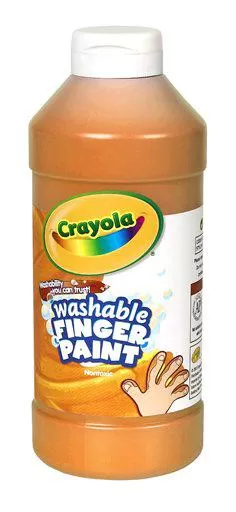 Crayola Washable Fingerpaint 16 Oz Orange