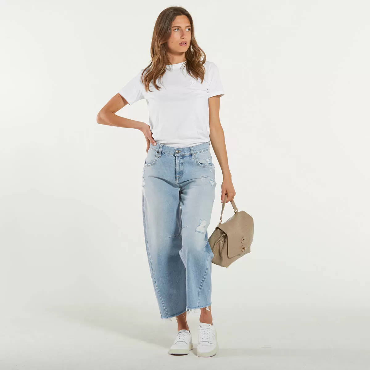 Cycle jeans aida crop sky blue