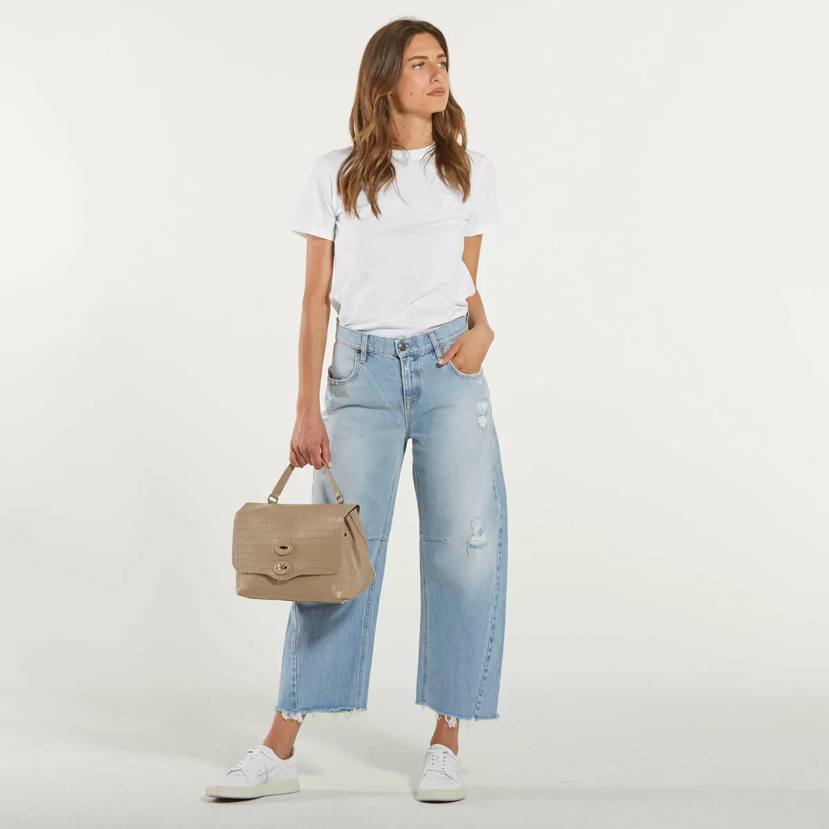 Cycle jeans aida crop sky blue