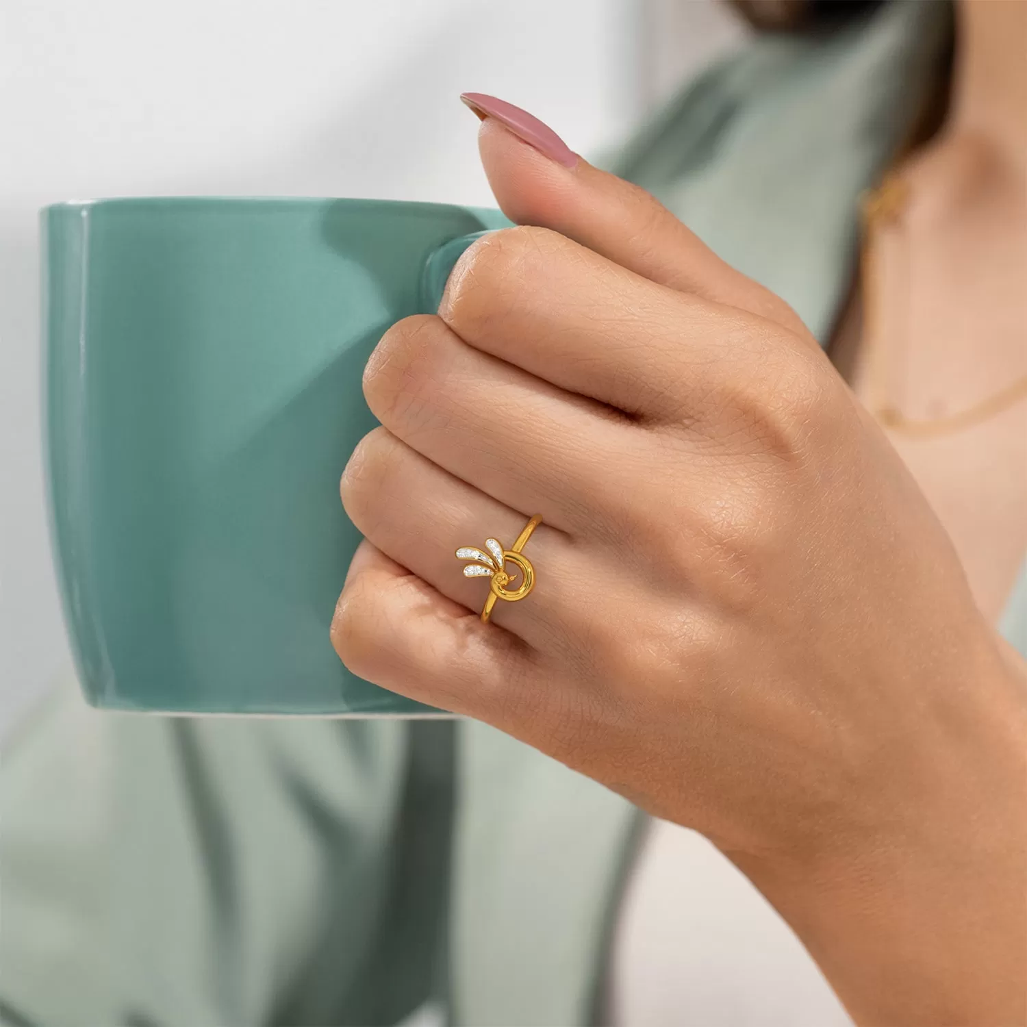 Dancing Peacock Ring