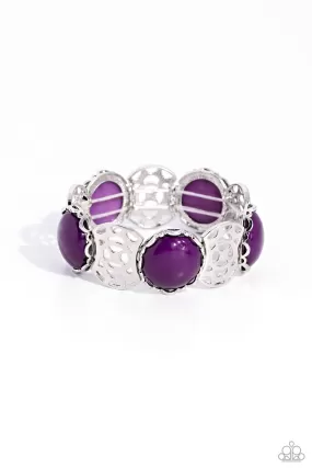 Ethereal Excursion Purple Bracelet - Paparazzi Accessories