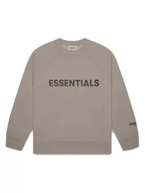 Fear Of God Essentials Applique Logo Crewneck Taupe [FW20]