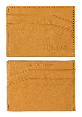 Flaco Leather Card Wallet - Yellow