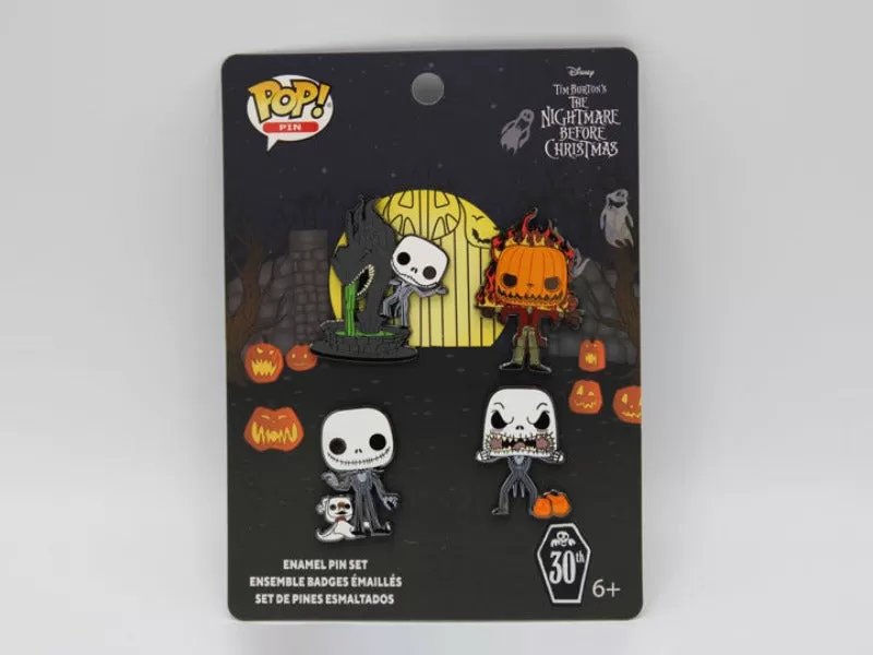 Funko Pop! Pins: The Nightmare Before Christmas - This Is Halloween Jack Set Of 4 Pins