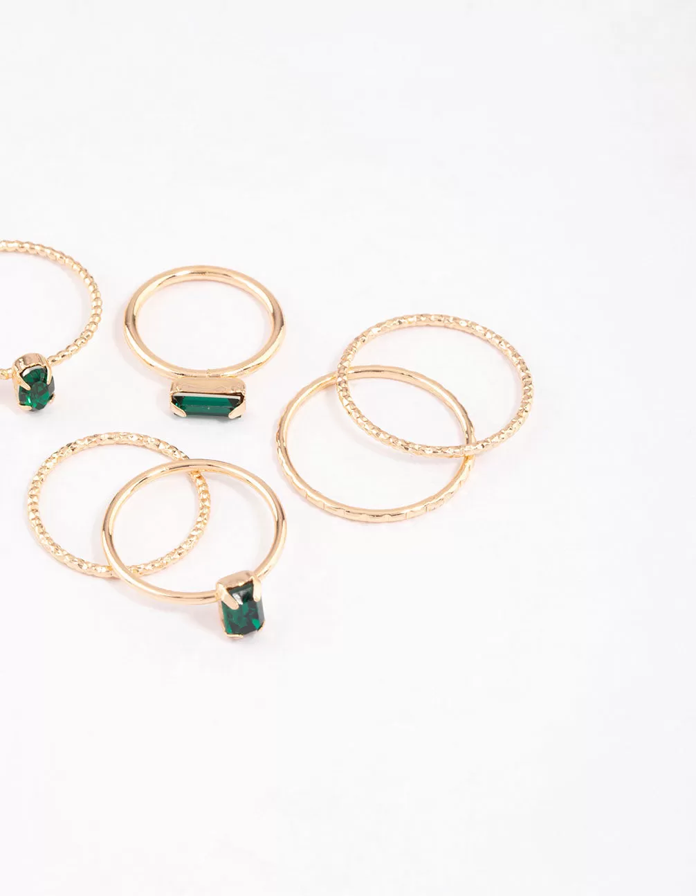 Gold Fine Baguette Ring Pack