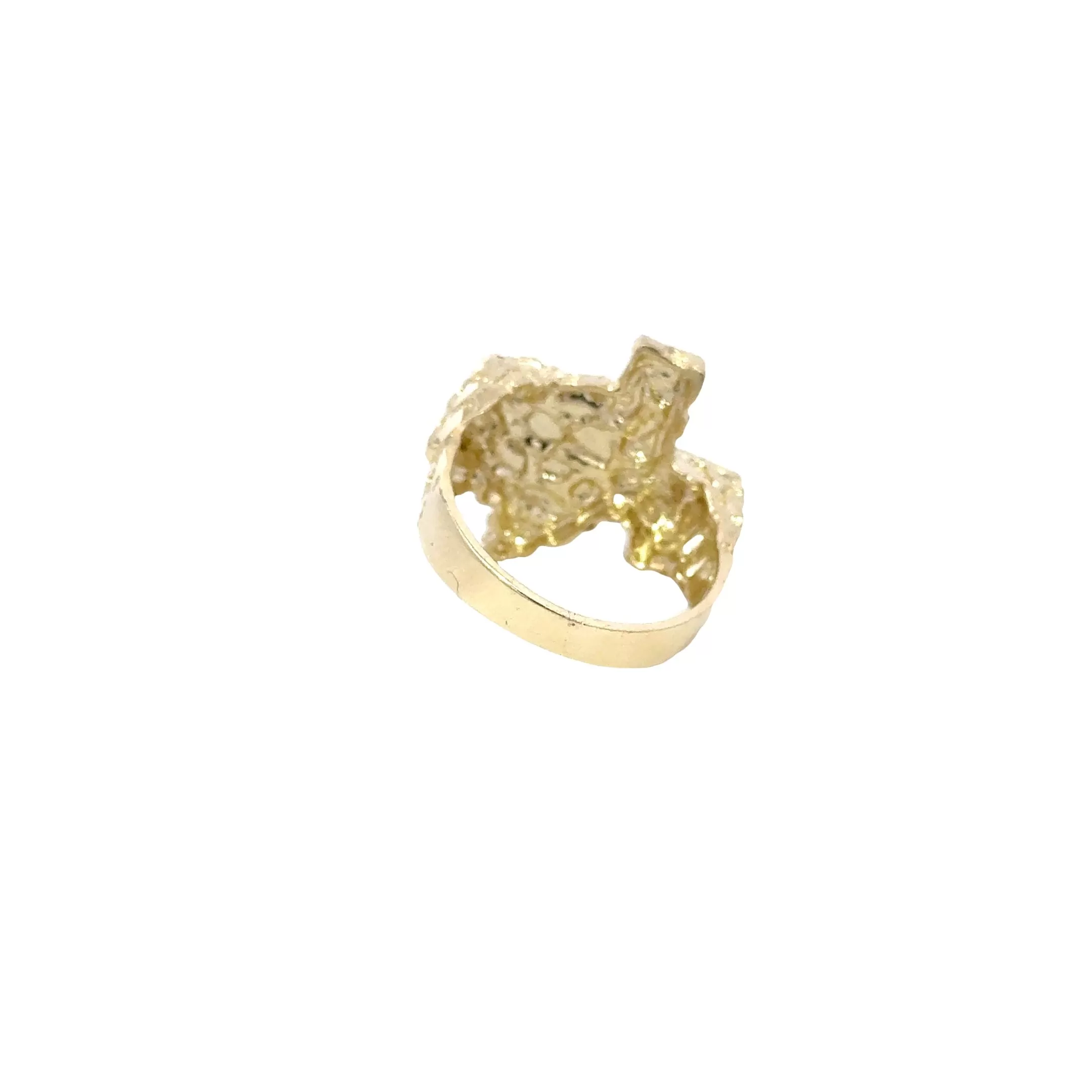 Gold Texas Nugget Ring