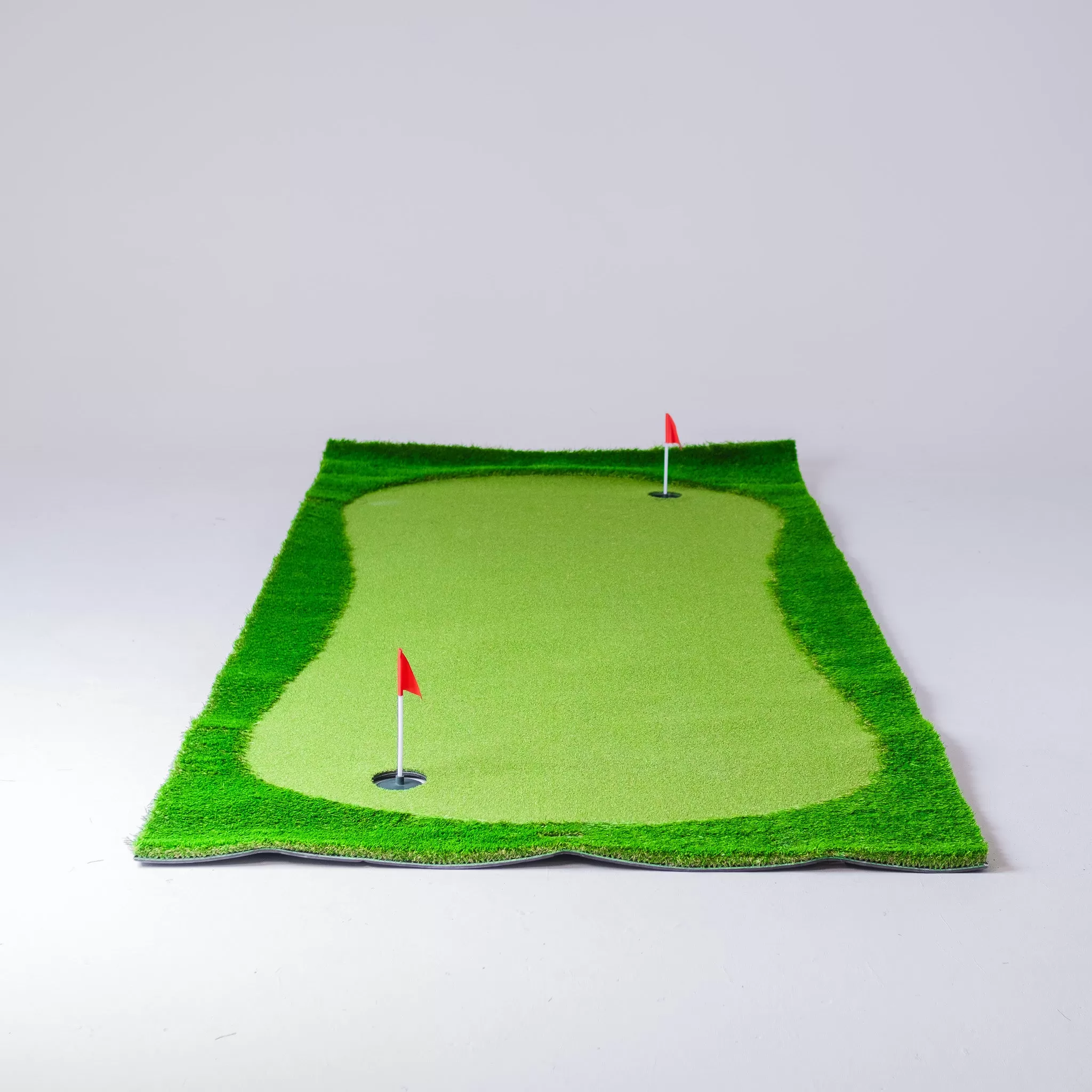 Golfbays Artificial Turf Two Hole 150 x 350cm Putting Green