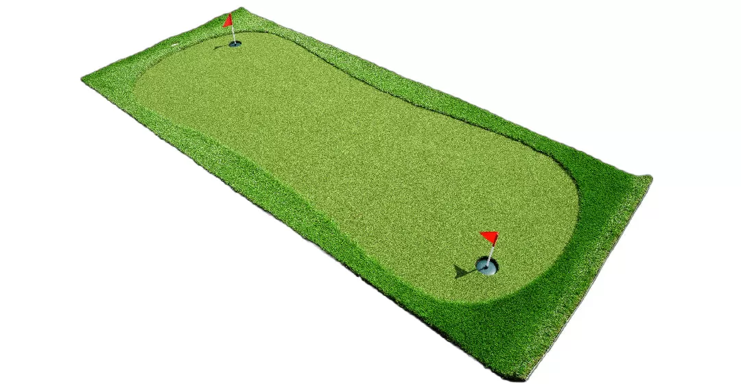 Golfbays Artificial Turf Two Hole 150 x 350cm Putting Green