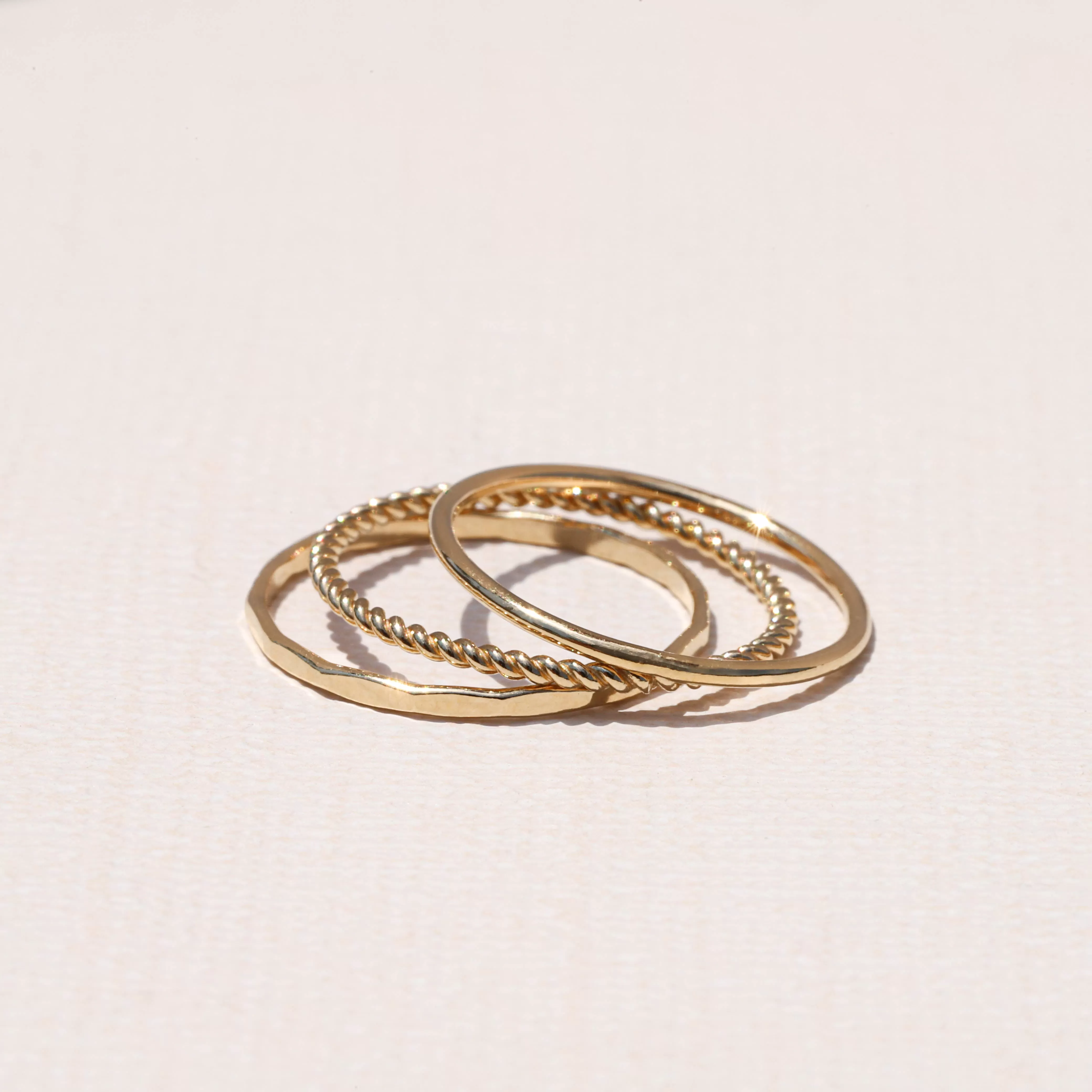 Hammered Stacking Ring