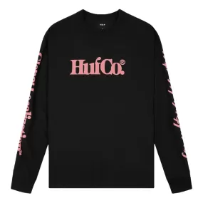 HUF HUF CO L/S TEE-BLACK