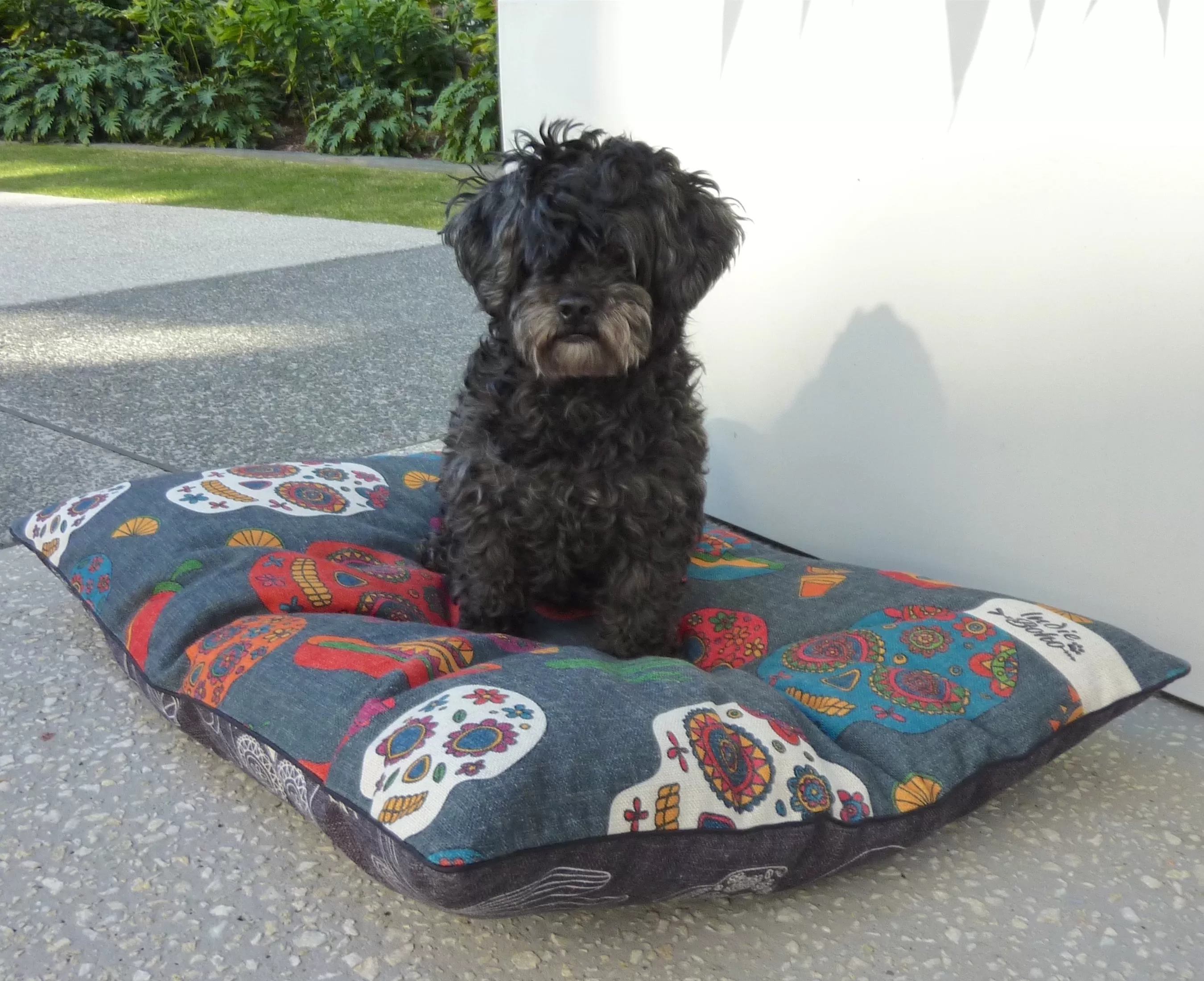 Indie ECO Pet Beds - Mexican Skulls