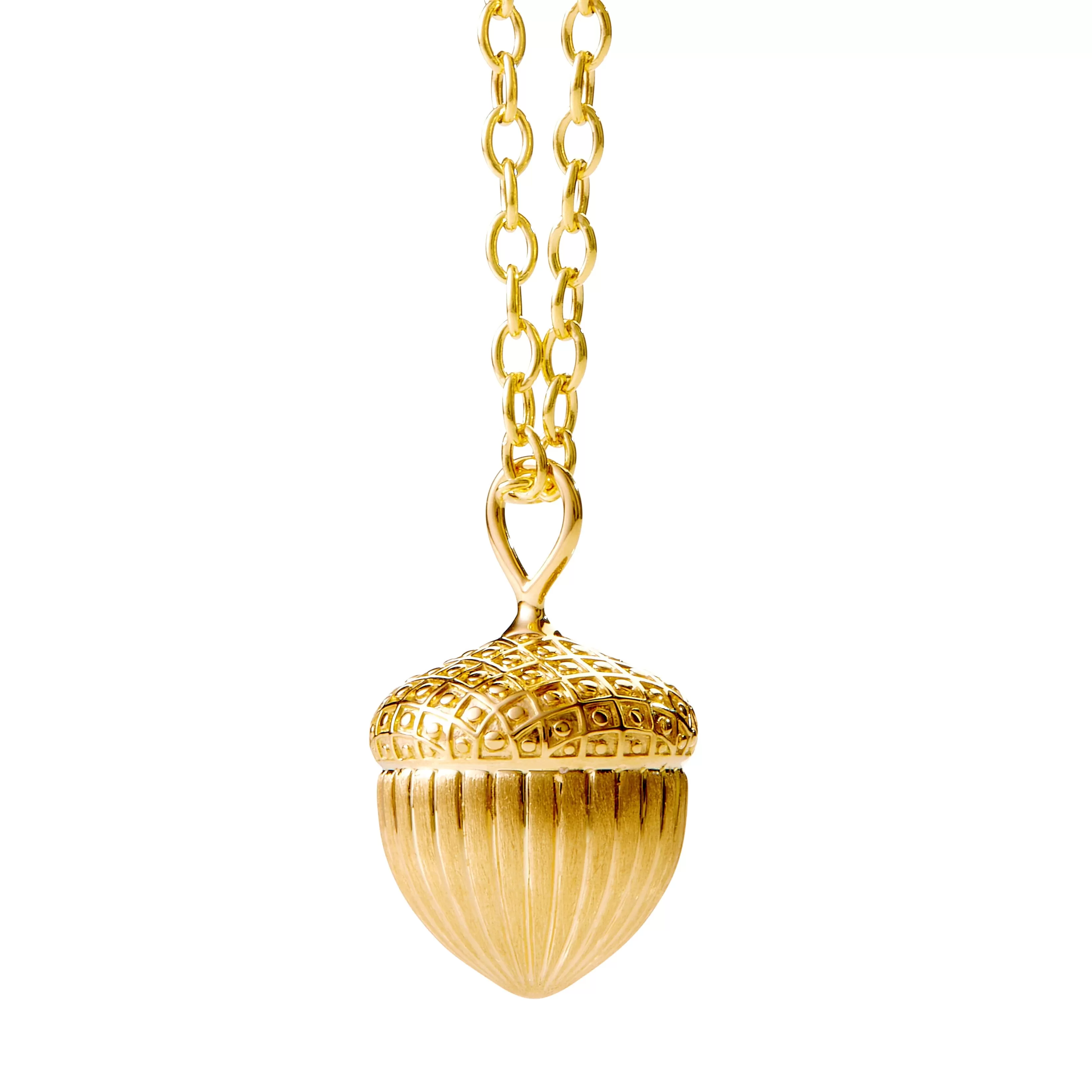 Jardin Gold Acorn Seed Pendant