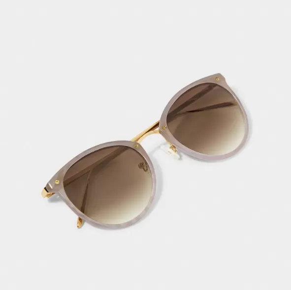 Katie Loxton Santorini Sunglasses in Taupe Gradient