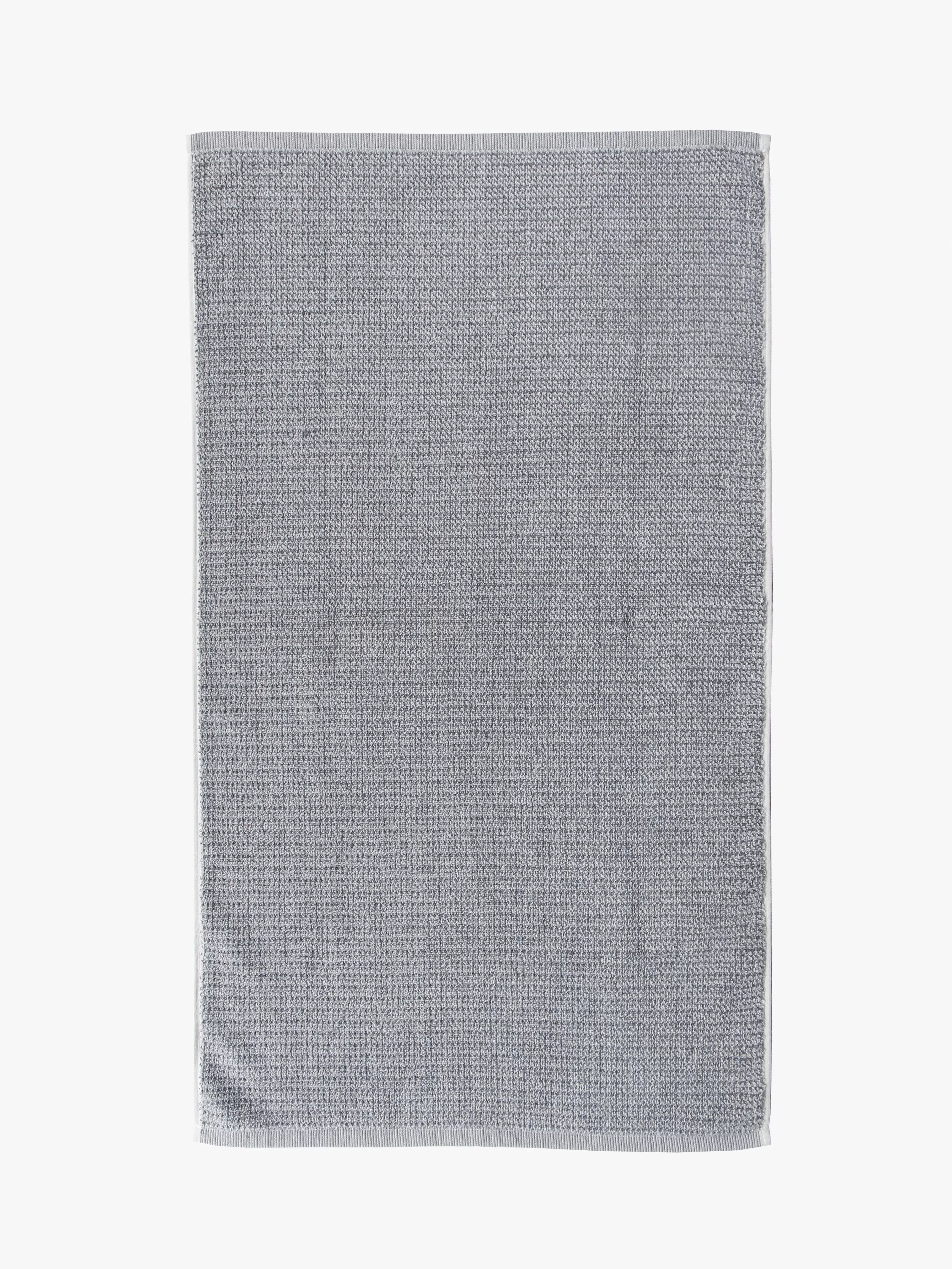 L and M Home Luxe Towels Tweed Light Grey