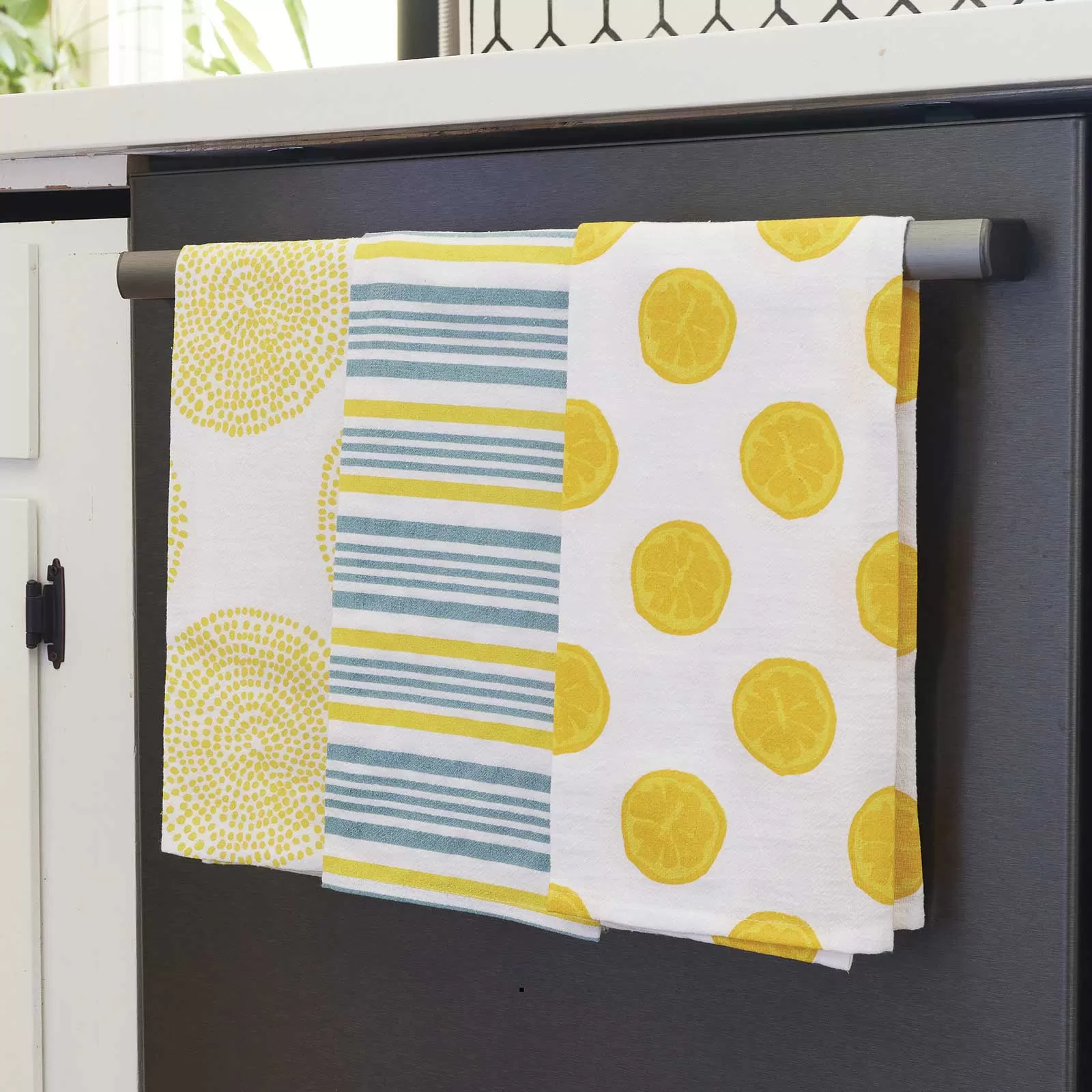 Lemon Slices Kitchen Towel Set Of 3