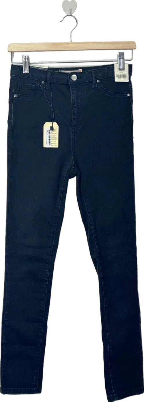 Levi's Black 720 High-Rise Super Skinny Jeans UK Size 10