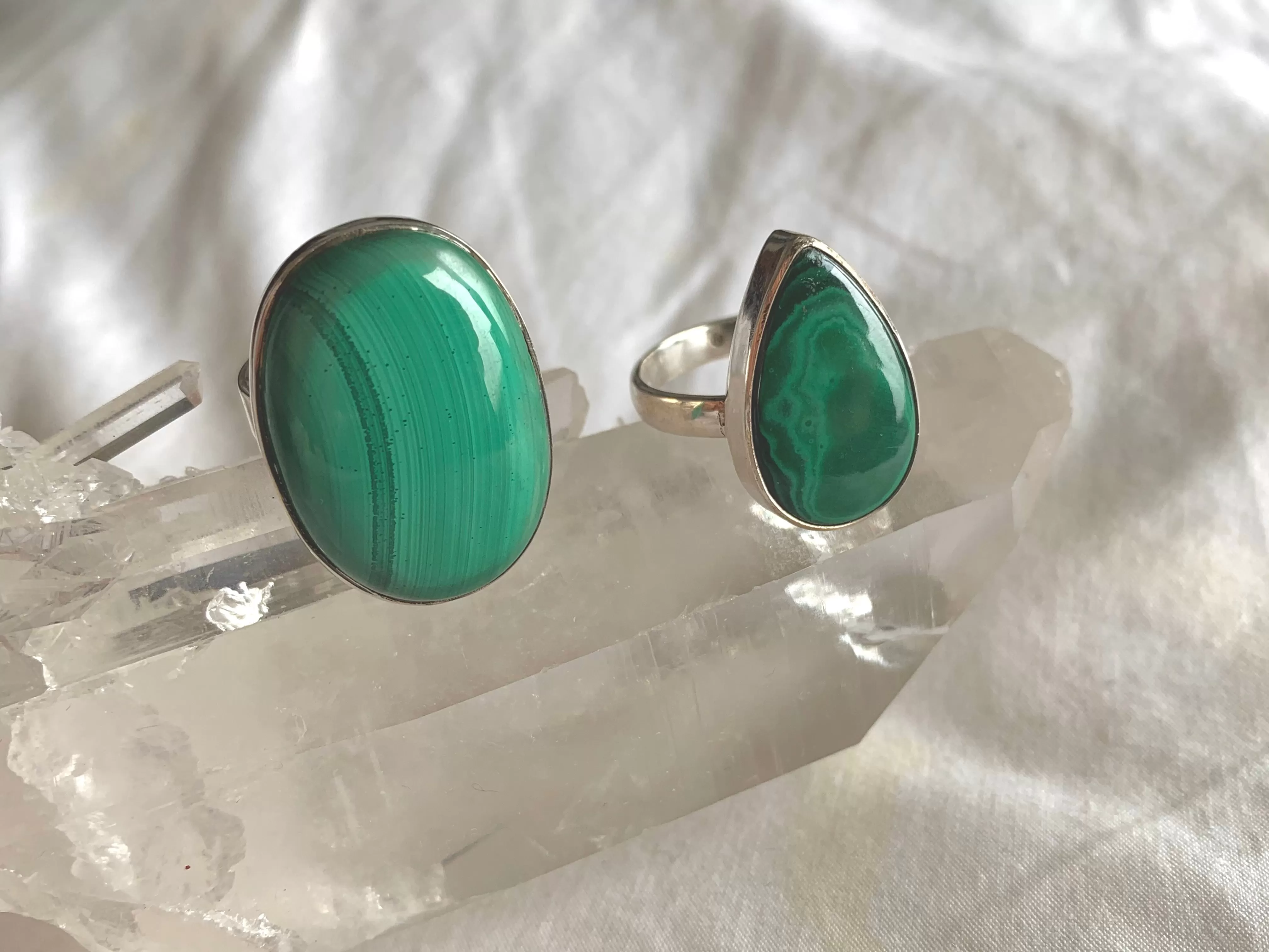 Malachite Akoni Rings - Mixed