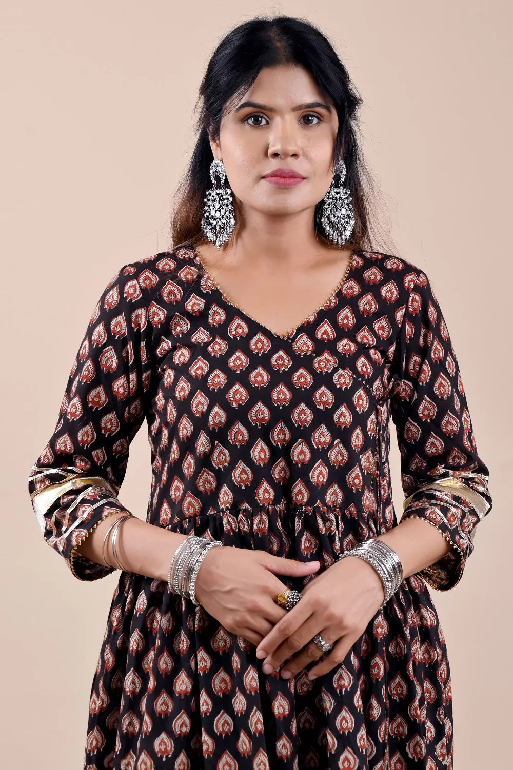 Manmohini Azrak Angarakha Kurta set