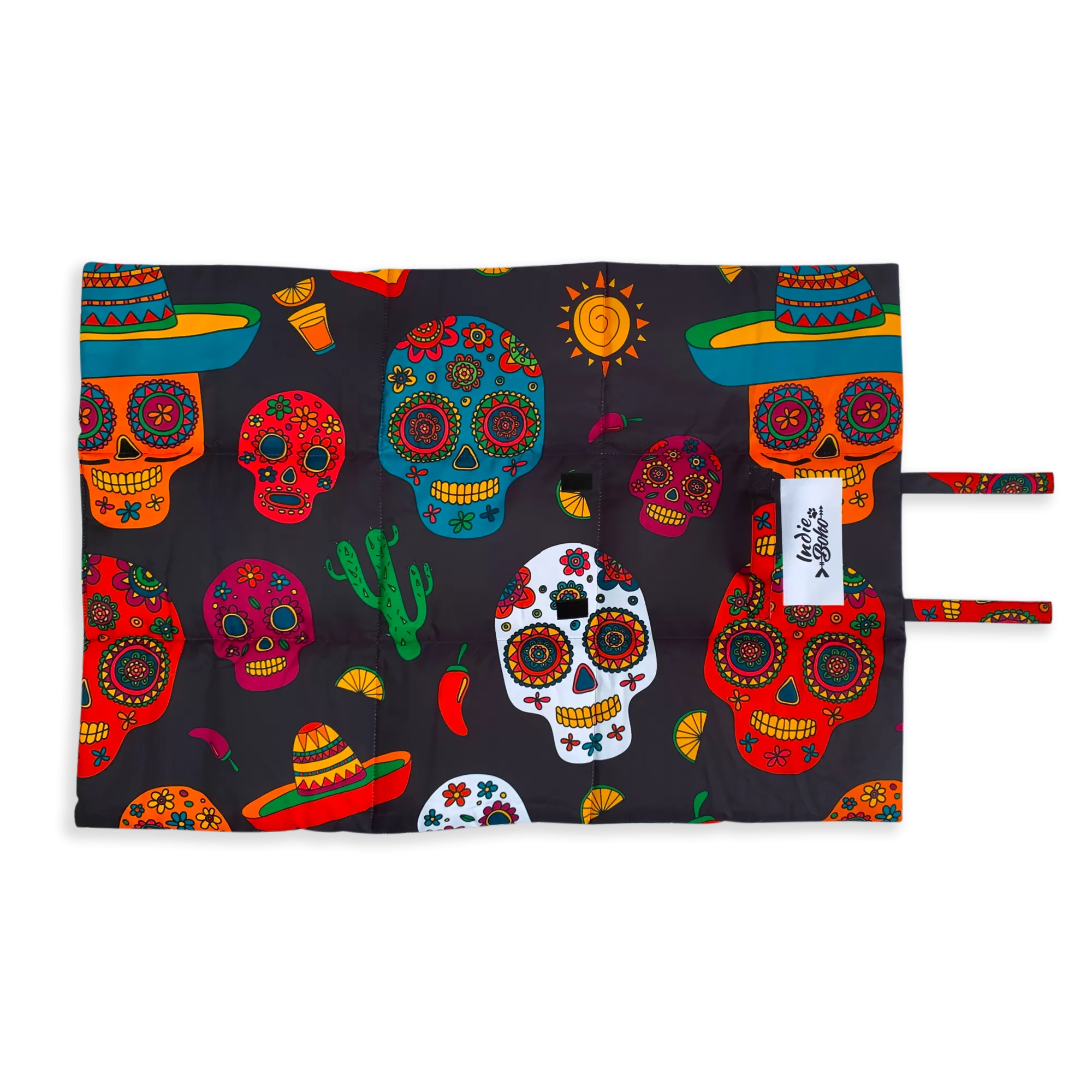 Mexican Skulls Travel Mat