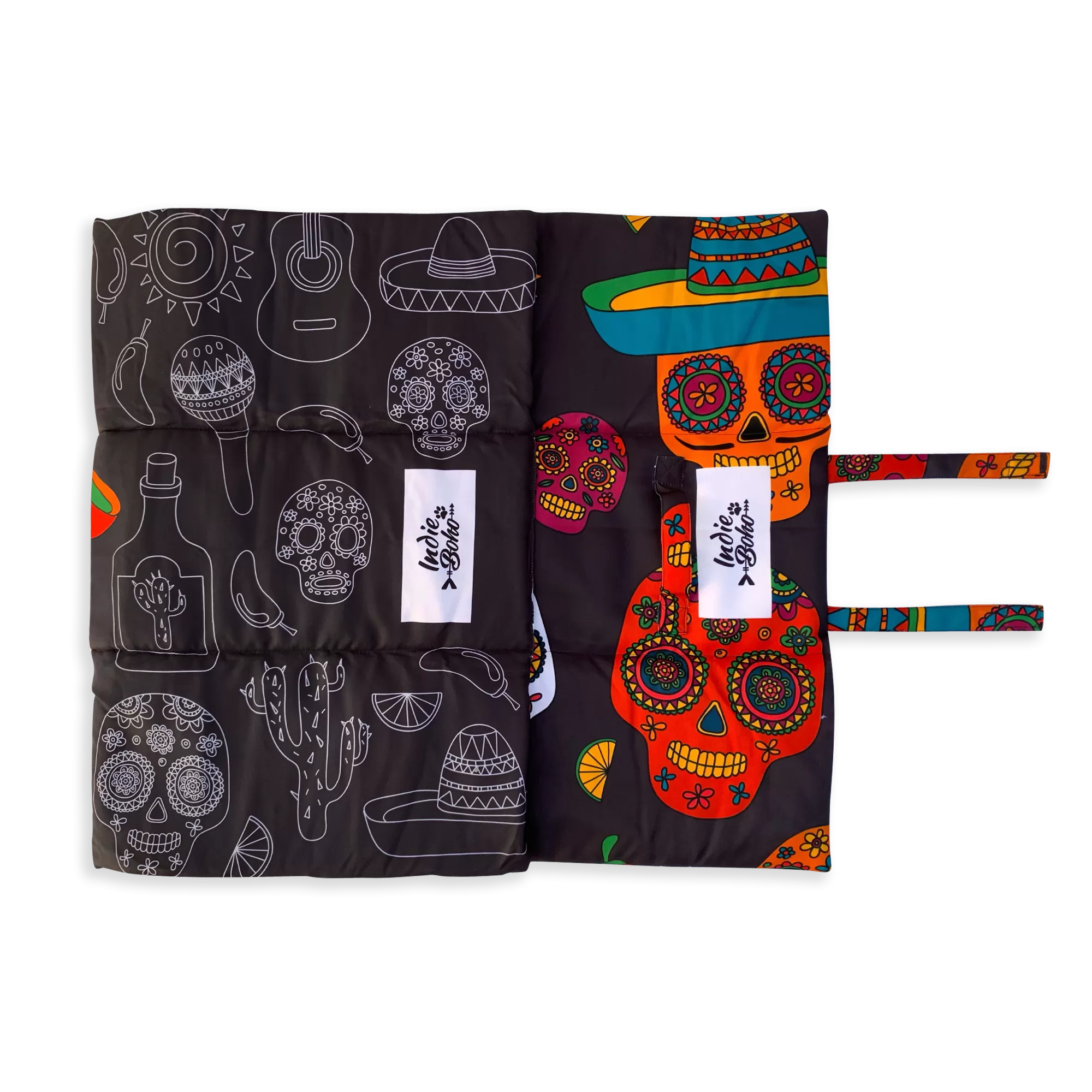 Mexican Skulls Travel Mat