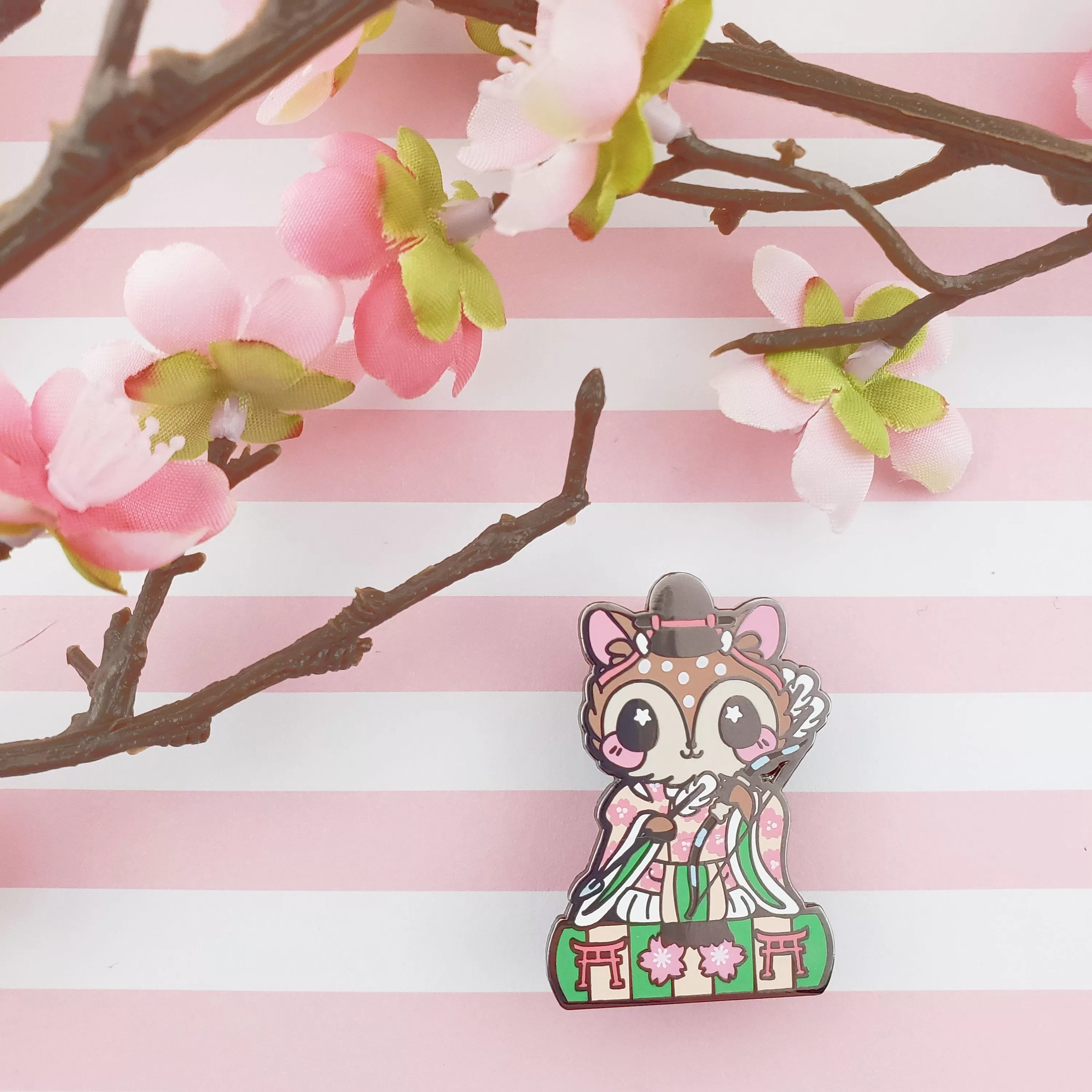 Minister Fawn: Girl's Day Animal Enamel Pins