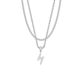 Mister Bolt Silver Necklace