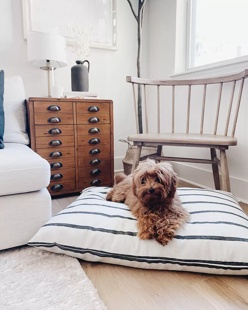 Modern Stripe Dog Bed