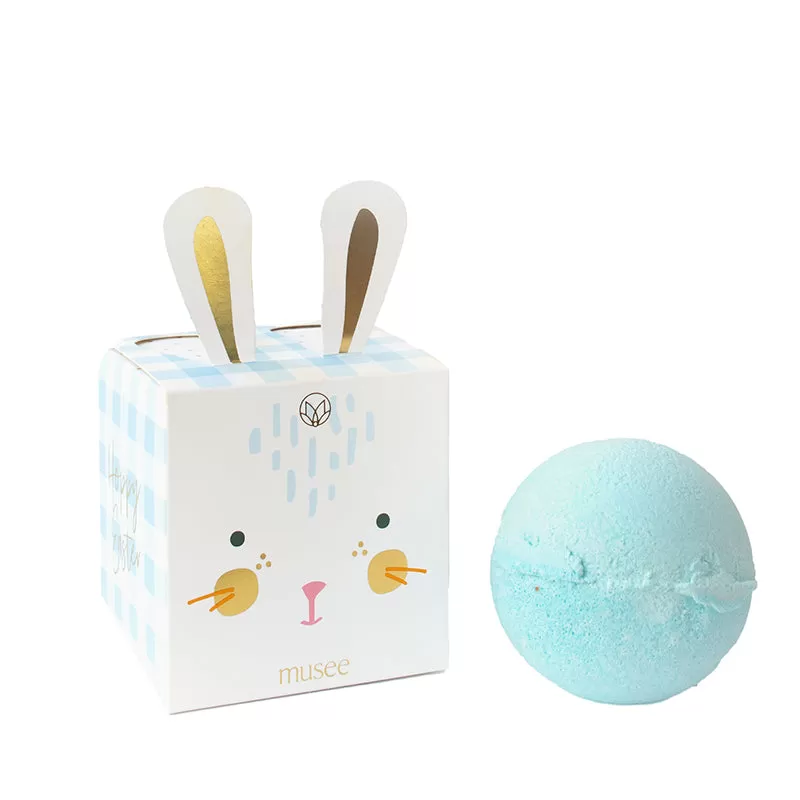 MUSEE BATH | Blue Bunny Boxed Bath Bomb